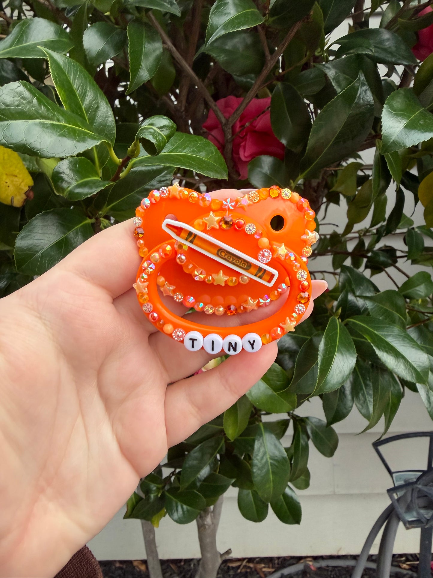 Orange “Tiny” Crayon Simple Deco