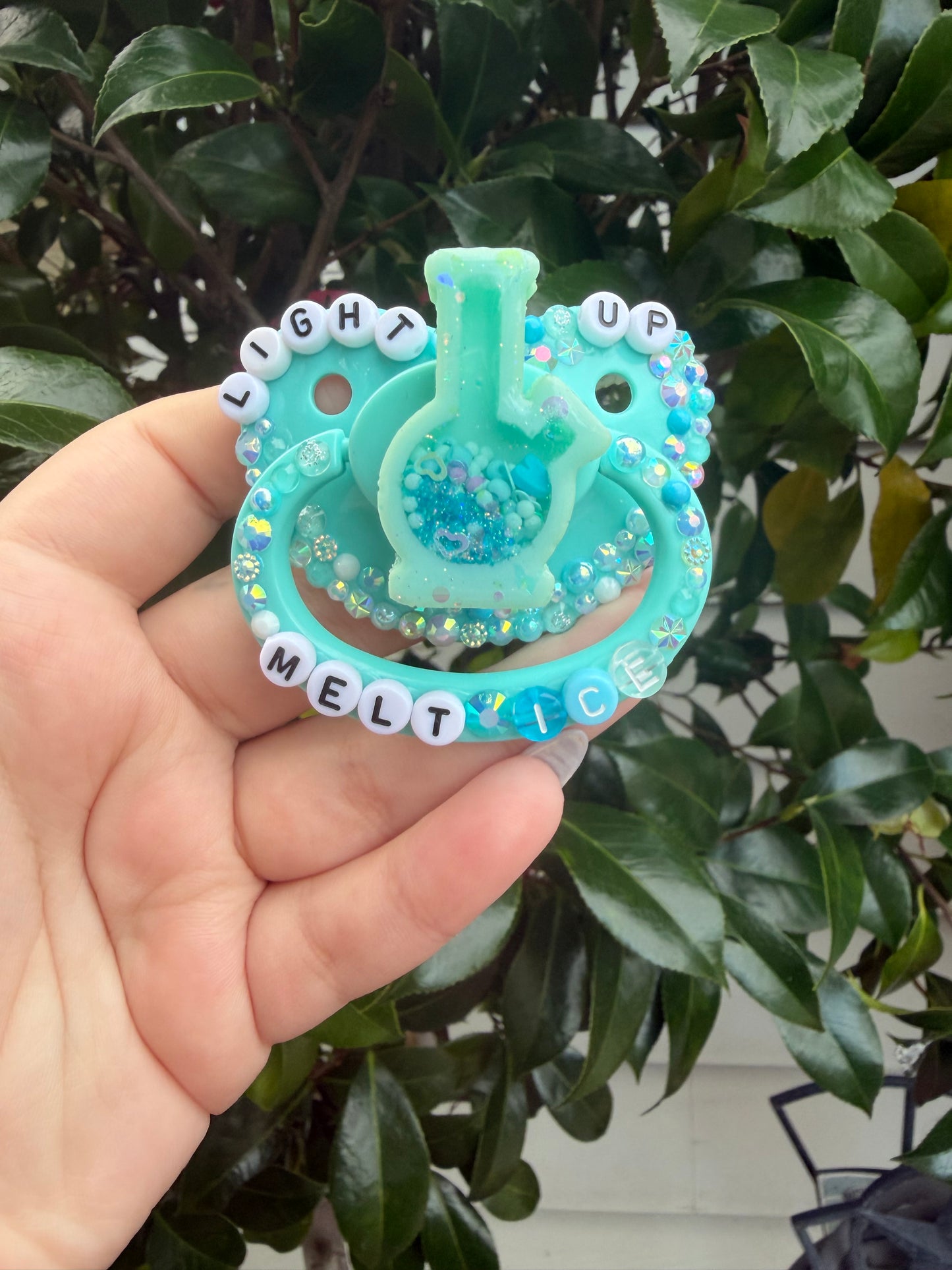 “Light Up, Melt Ice” Half Deco Paci