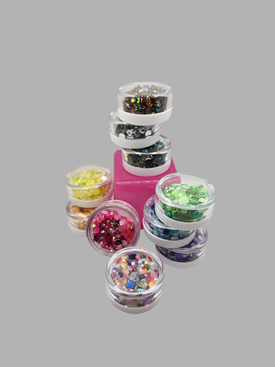 Rhinestone Mix Jars!