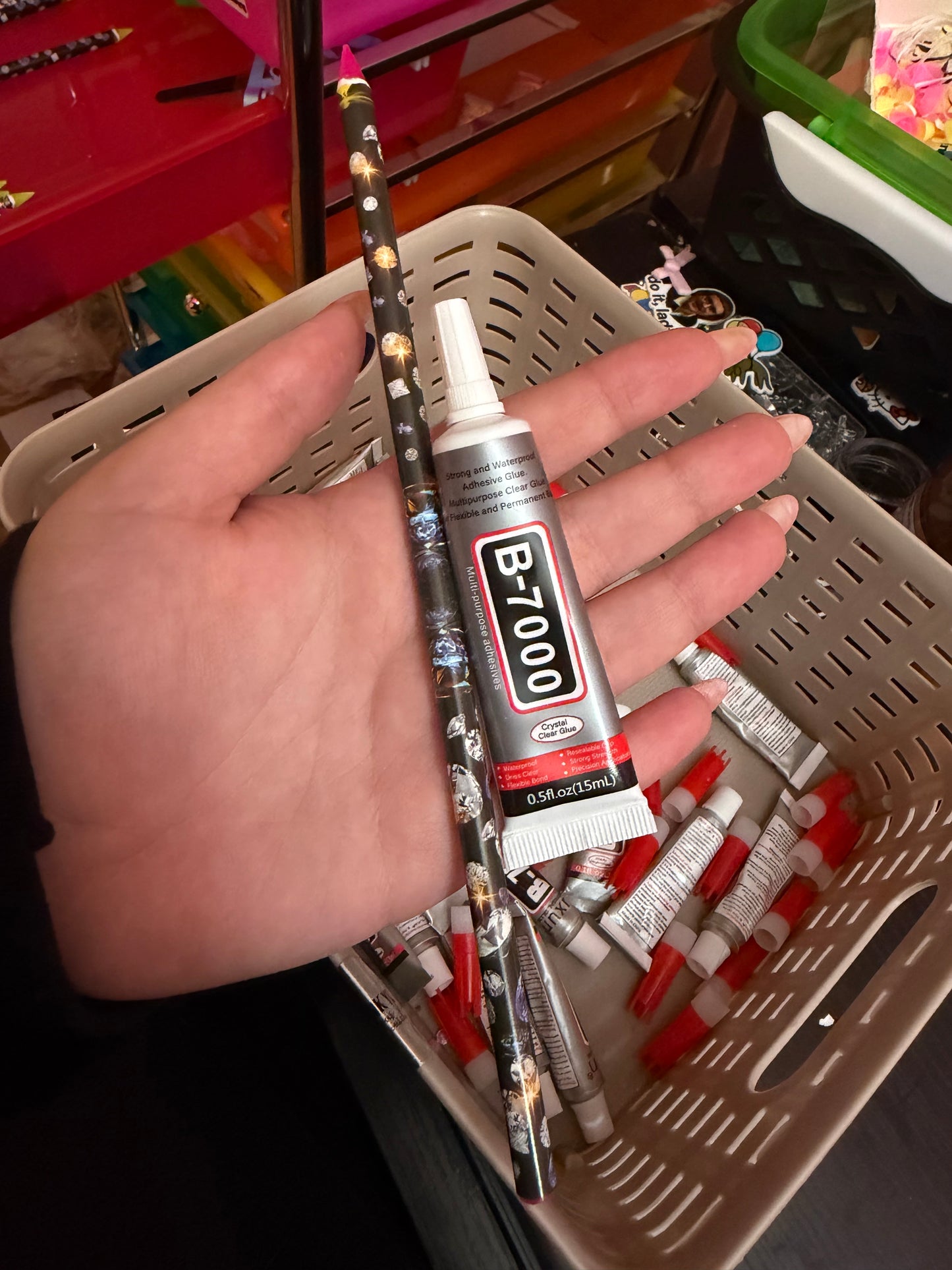 Glue and Rhinestone Picker Combo