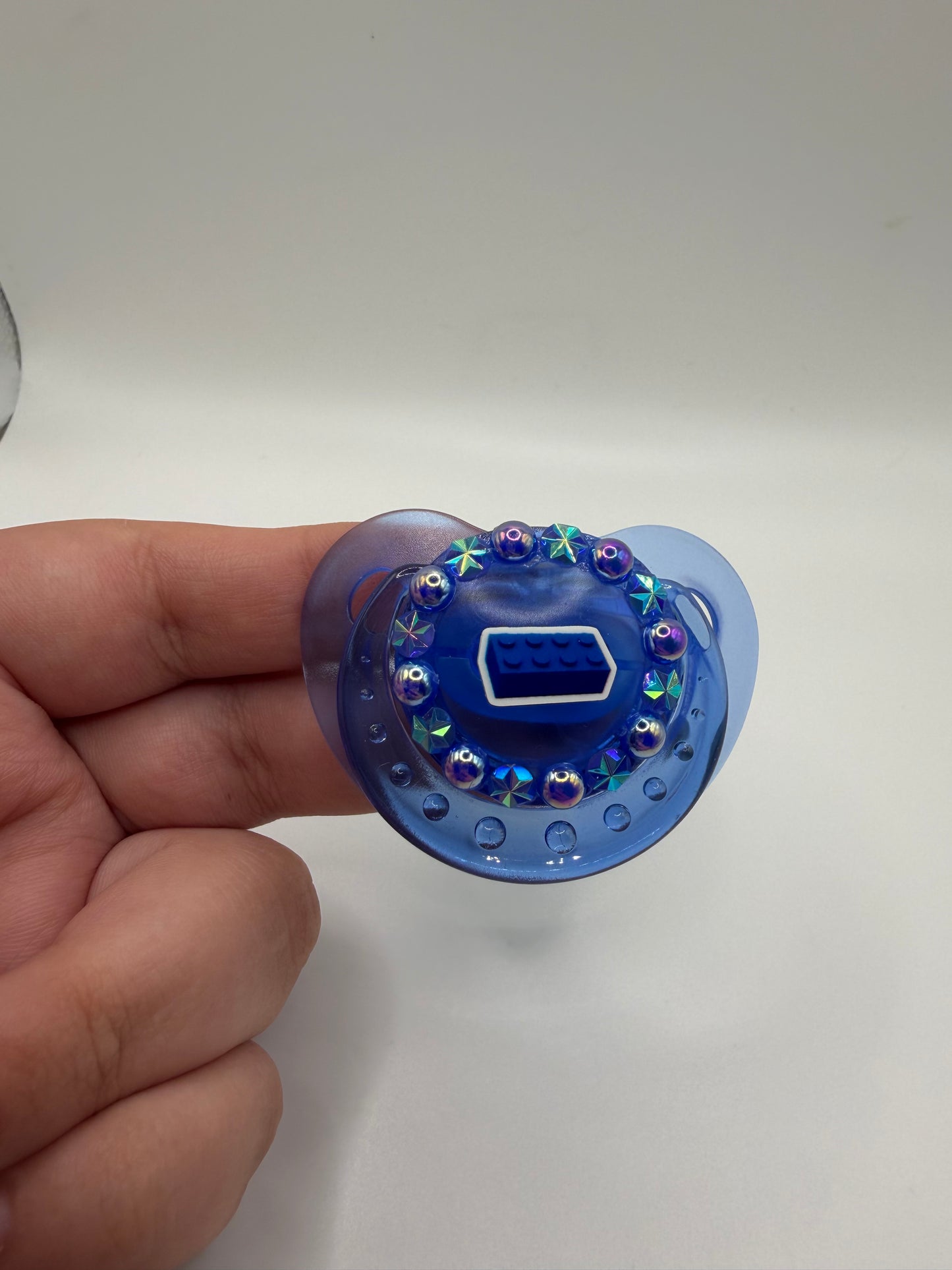 Blue Lego Small Shield