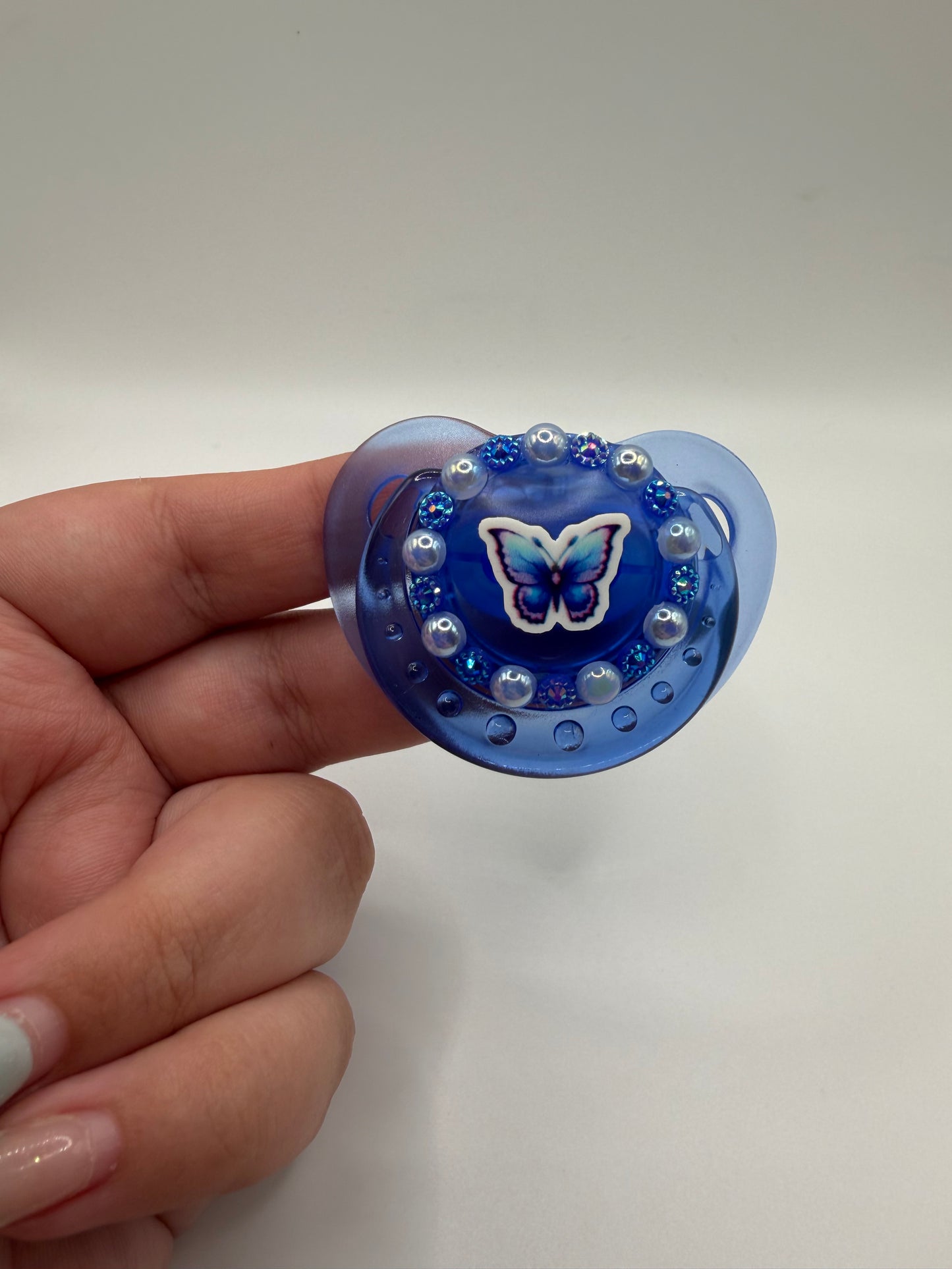 Blue Butterfly Small Shield