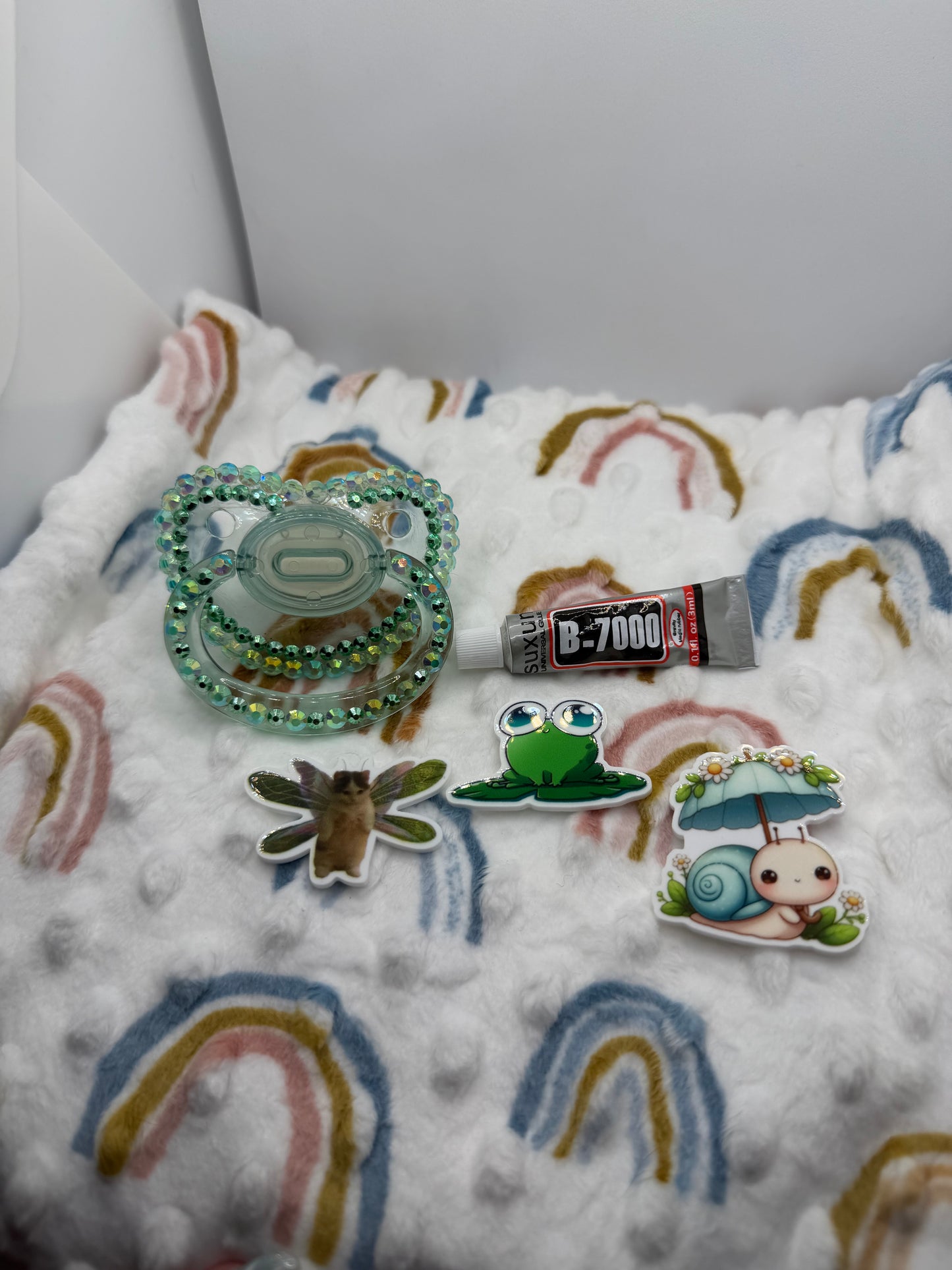 Green Choose Your Own Center Paci