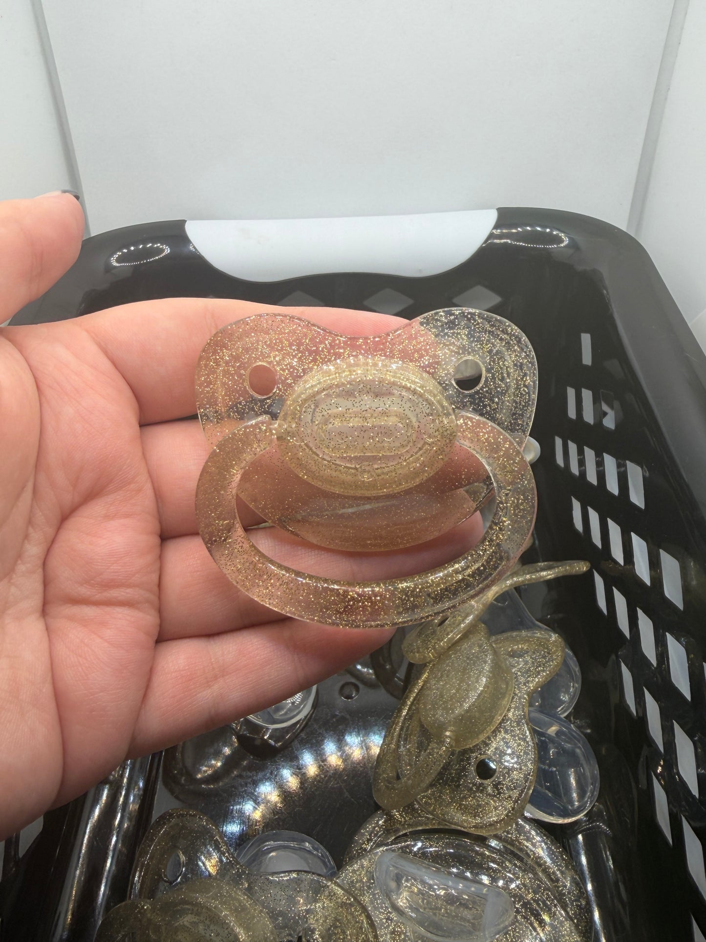 Dainty Gold Pacifiers