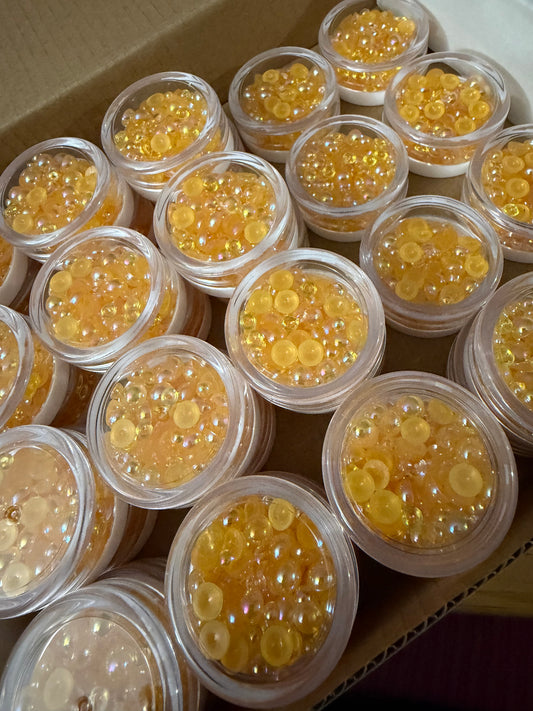 Amber Pearl Mix Jars