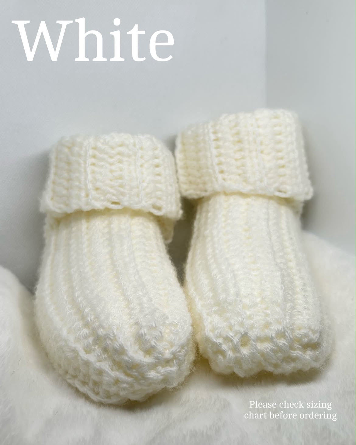 Adult Crochet Booties!