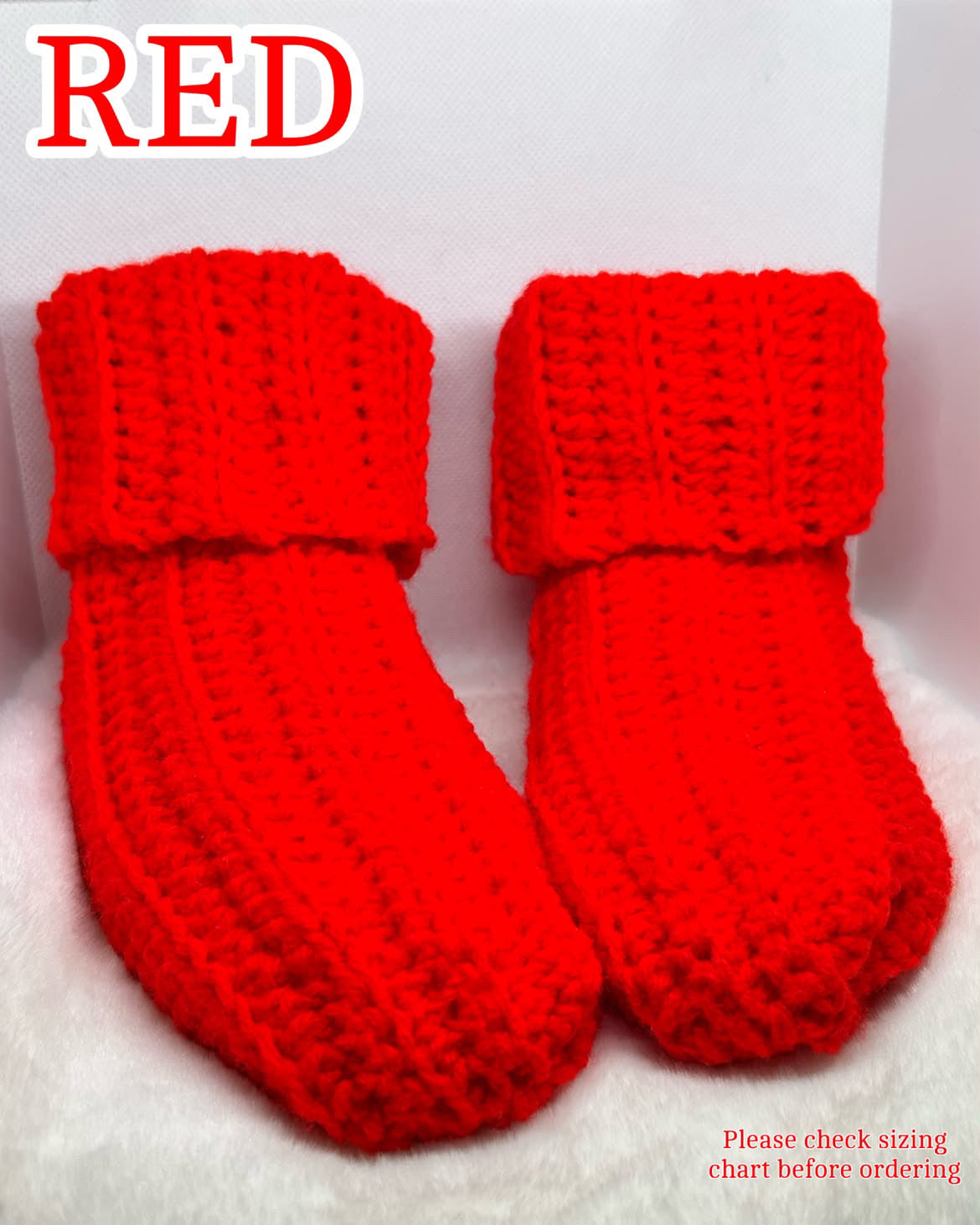 Adult Crochet Booties!