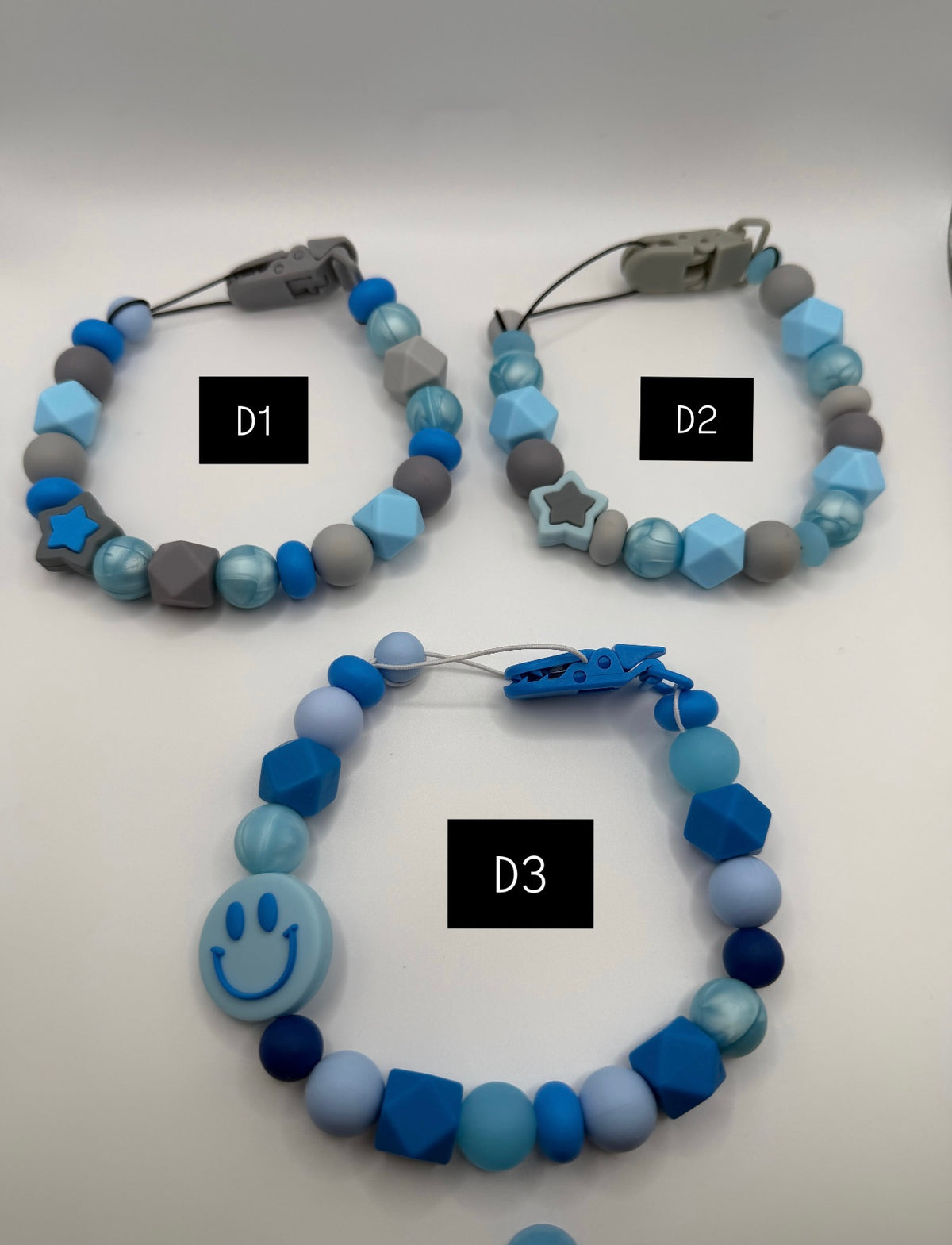 Paci Clips (Set D)
