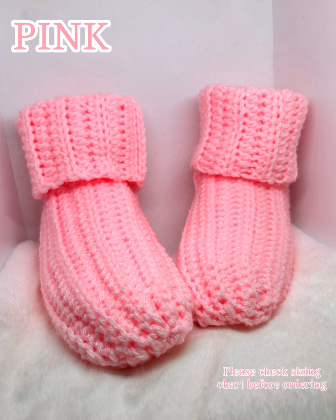 Adult Crochet Booties!