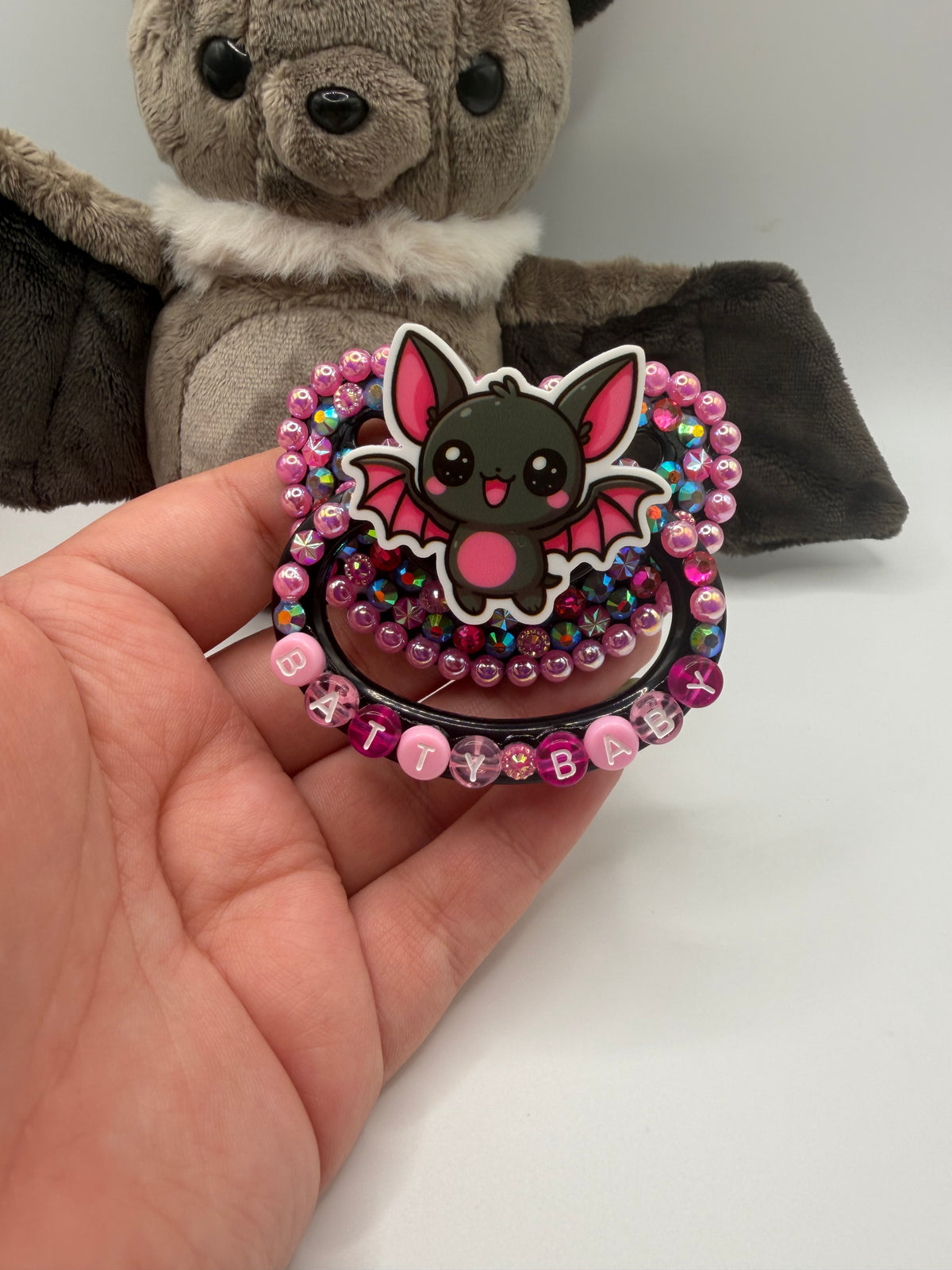 Batty Baby Stuffie + Paci  Set