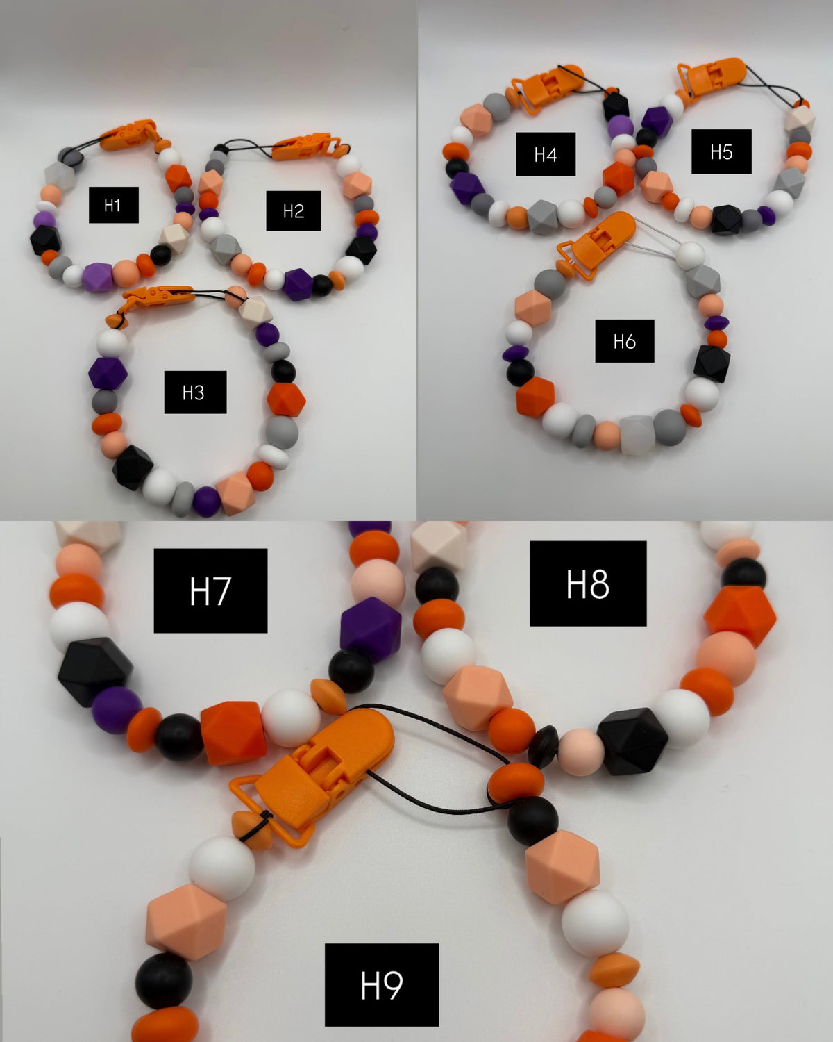 Halloween Paci Clips!