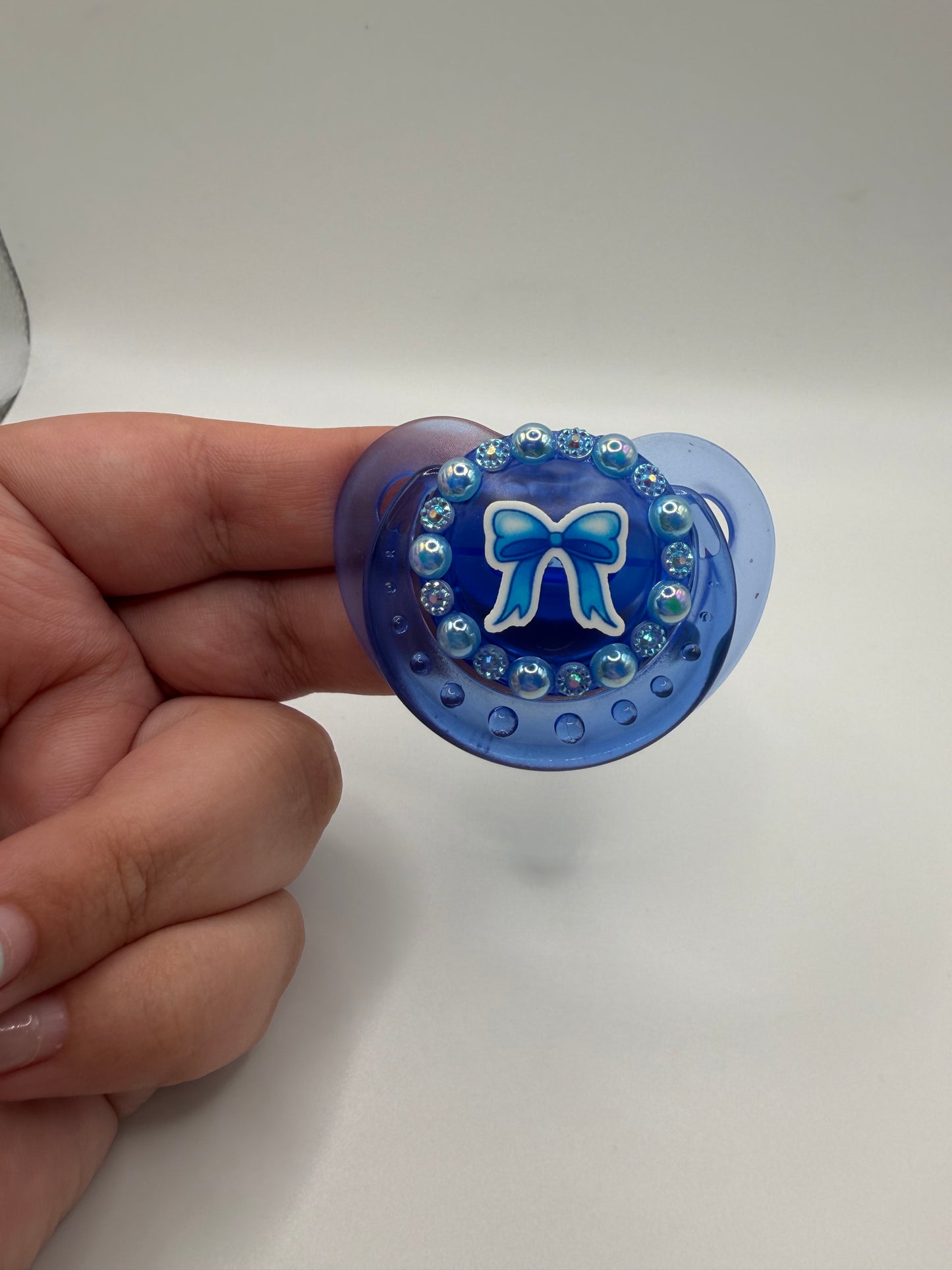 Blue Bow Small Shield