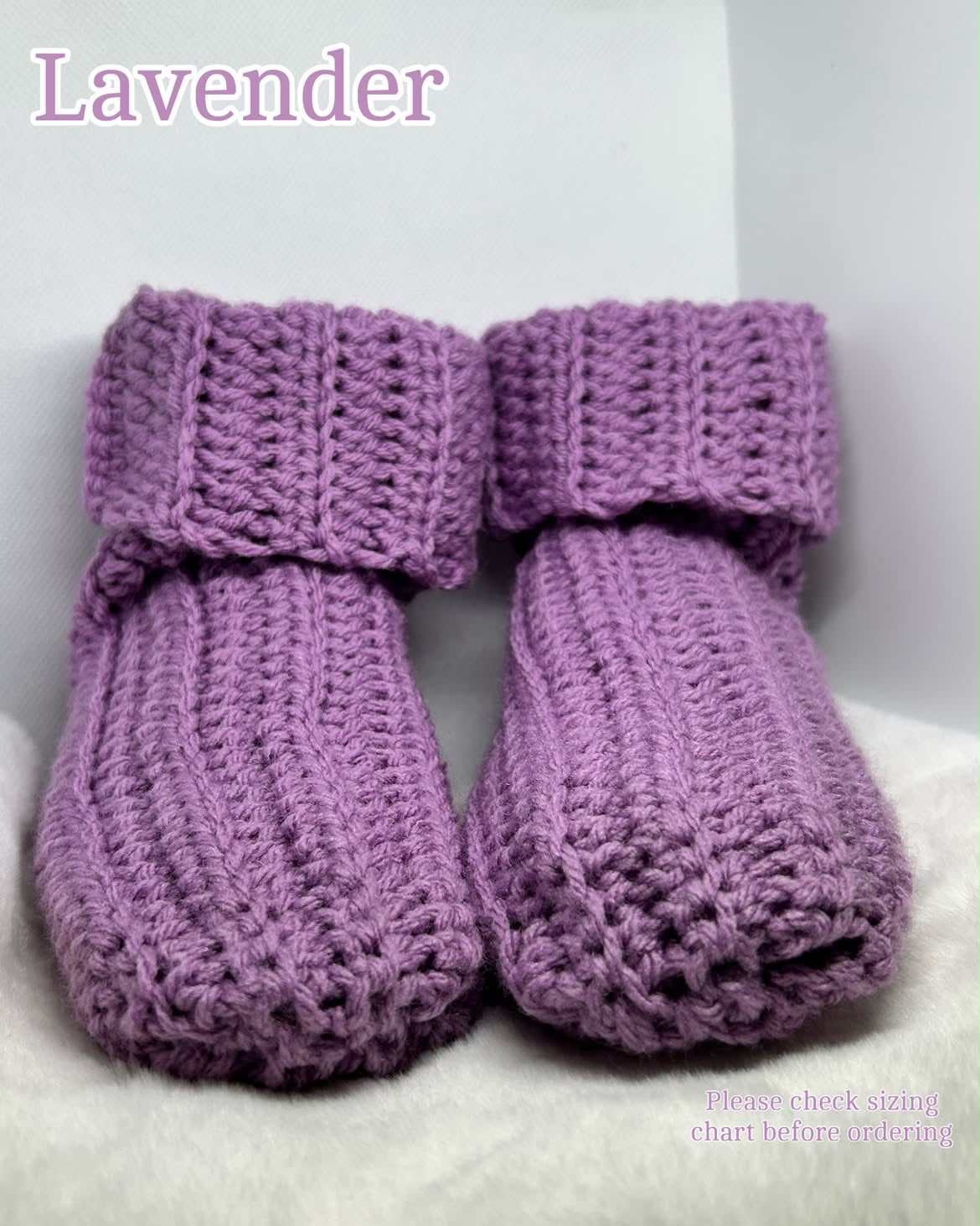Adult Crochet Booties!