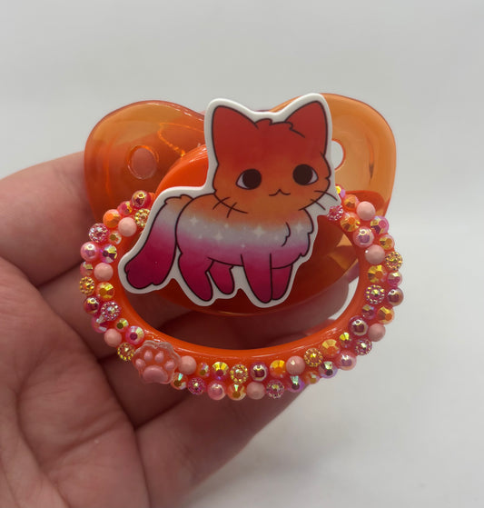 Reserved For puppy_is_alive Lesbian Kitty Handle Only Deco