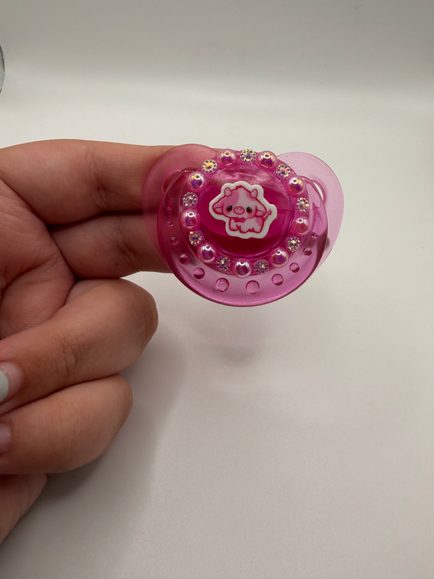 Pink Cow Small Shield