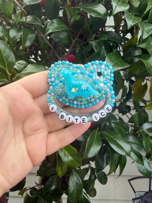 “I Bite Ice” Full Deco Paci