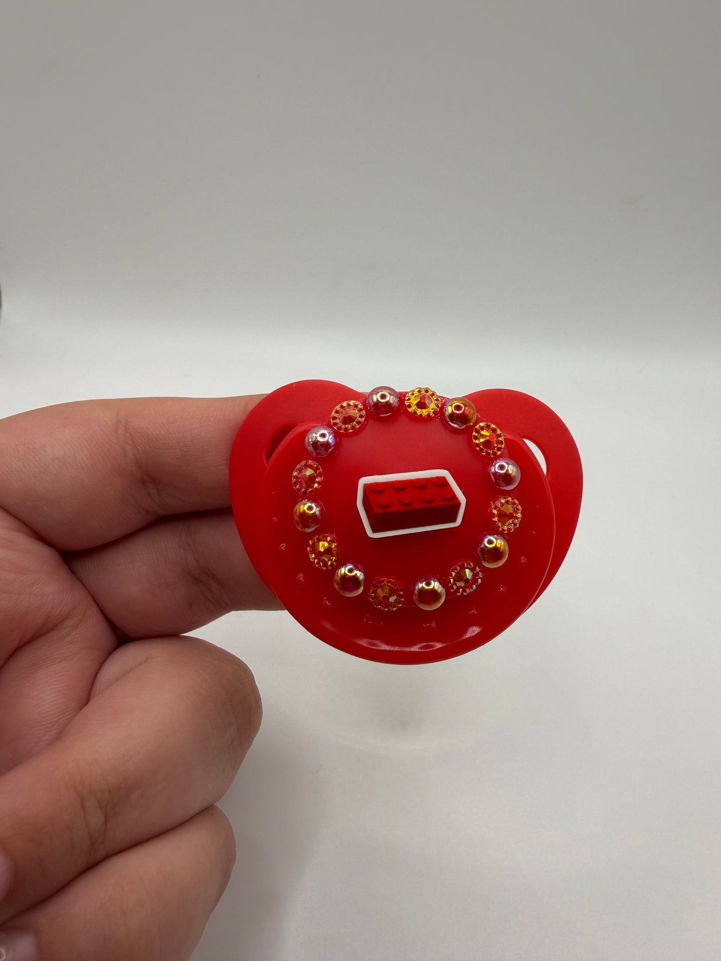 Red Lego 2 Small Shield