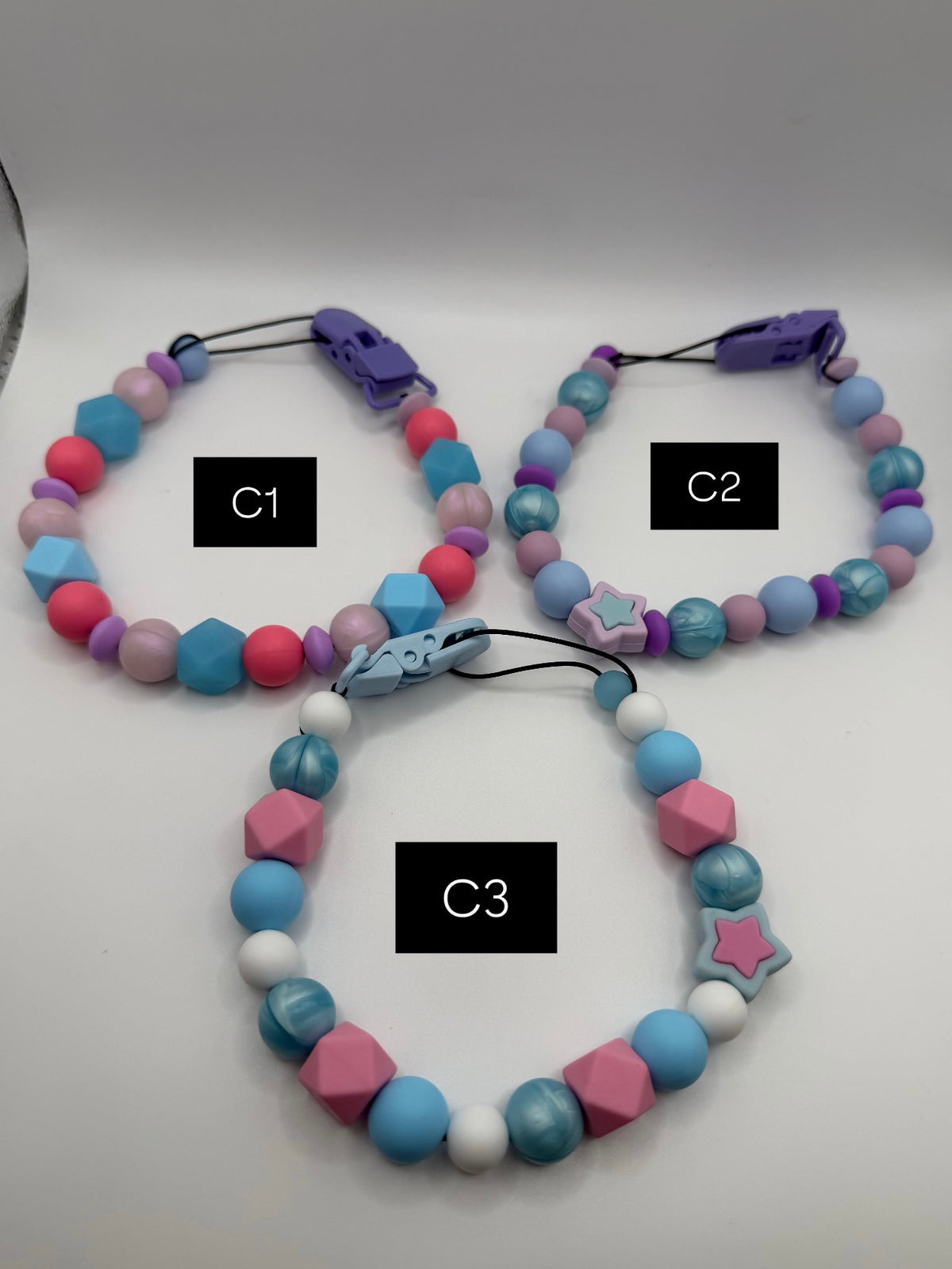 Paci Clips (Set C)