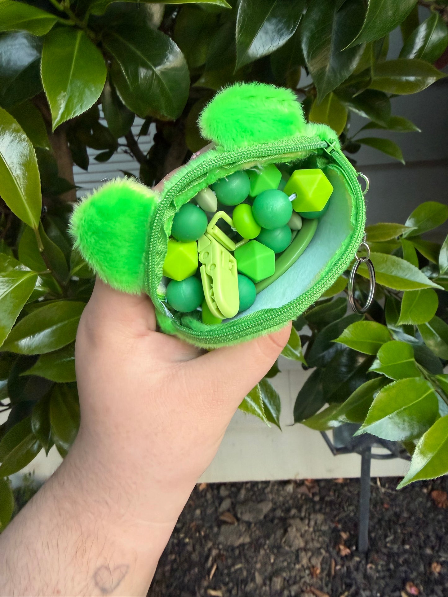 Frog Paci + Clip + Pouch Set (B Grade Pouch)