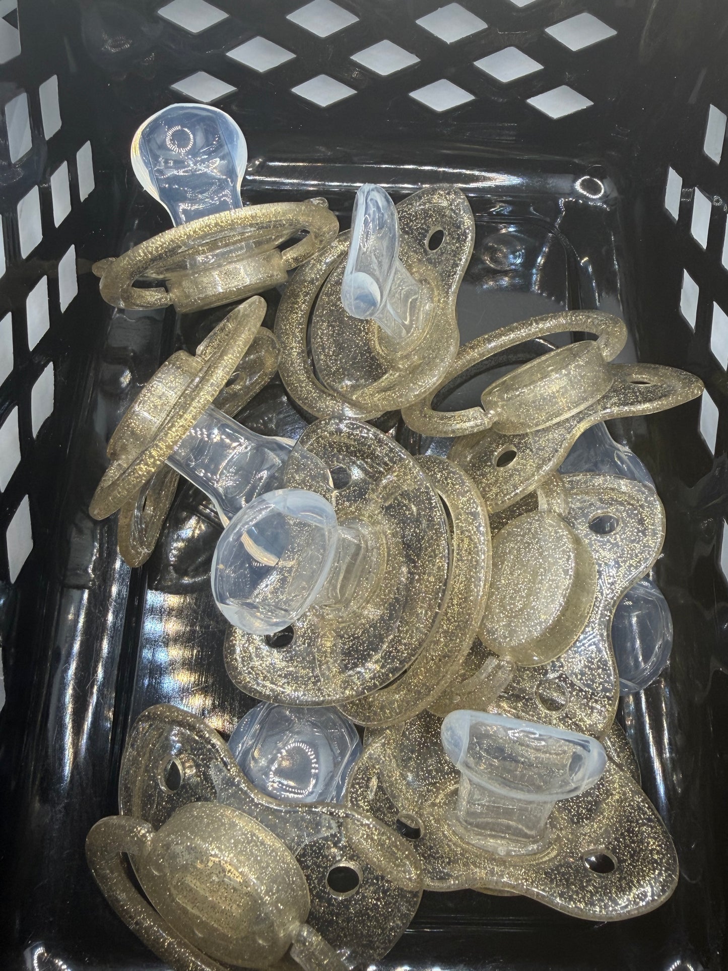 Dainty Gold Pacifiers