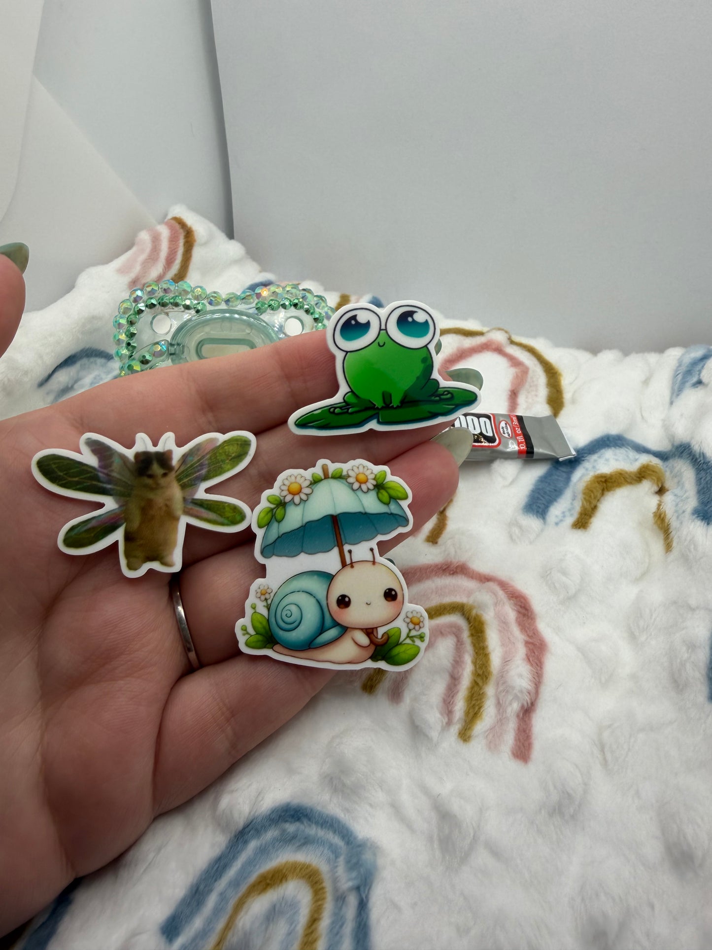 Green Choose Your Own Center Paci