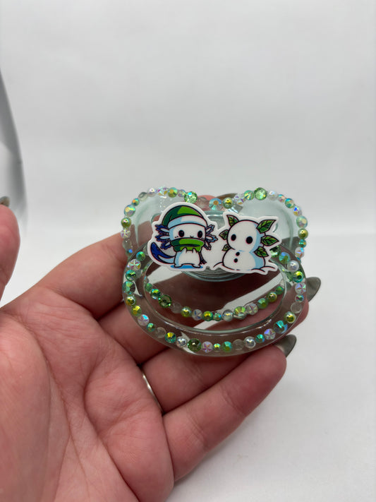 Winter Axolotl Simple Deco