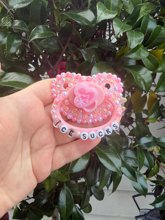 “Ice Sucks” Full Deco Paci