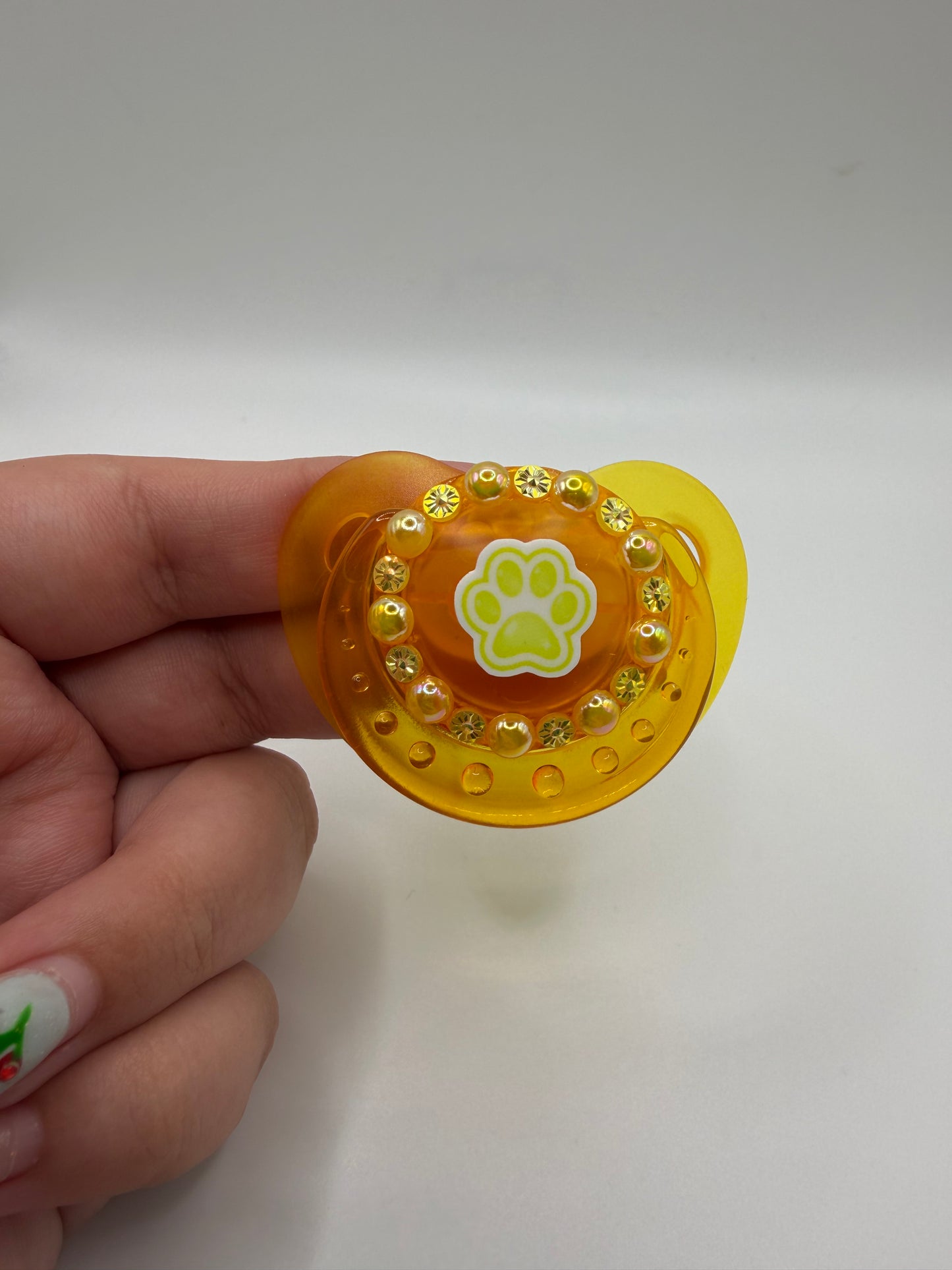 Yellow Paw Small Shield