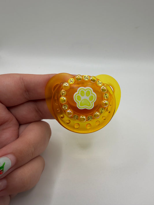 Yellow Paw Small Shield