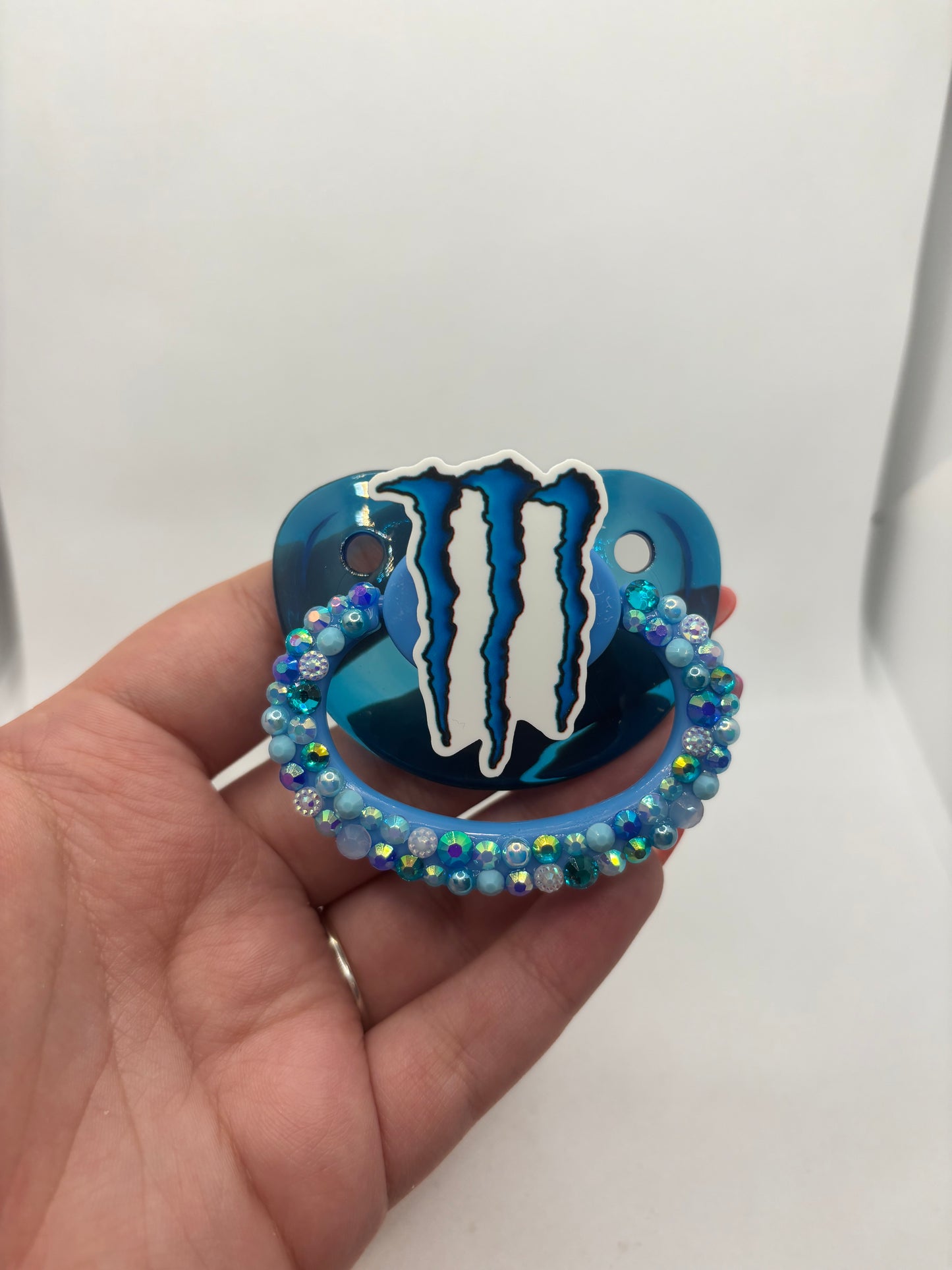 Blue Monster Energy Handle Only Deco