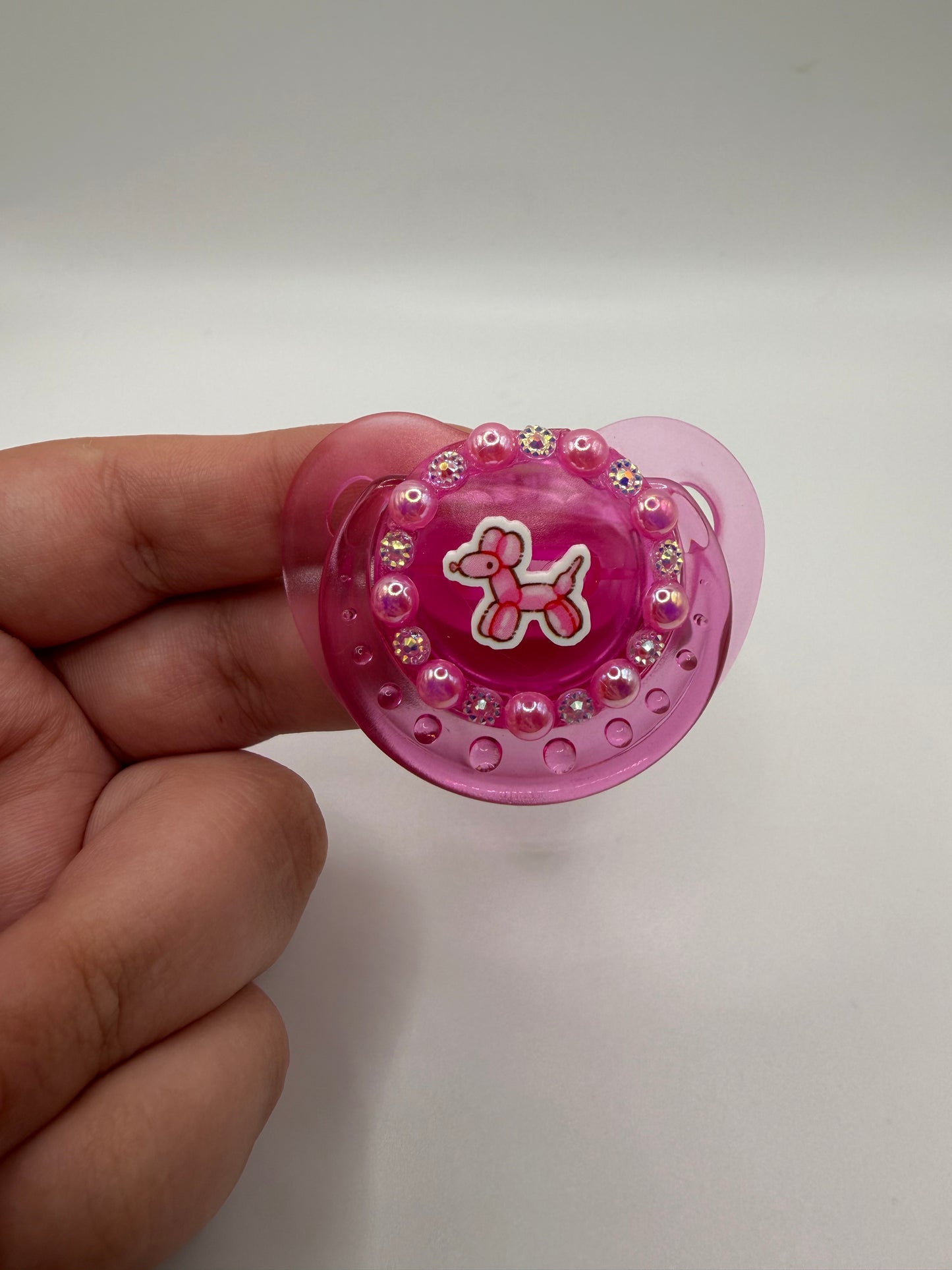 Pink Balloon Dog Small Shield