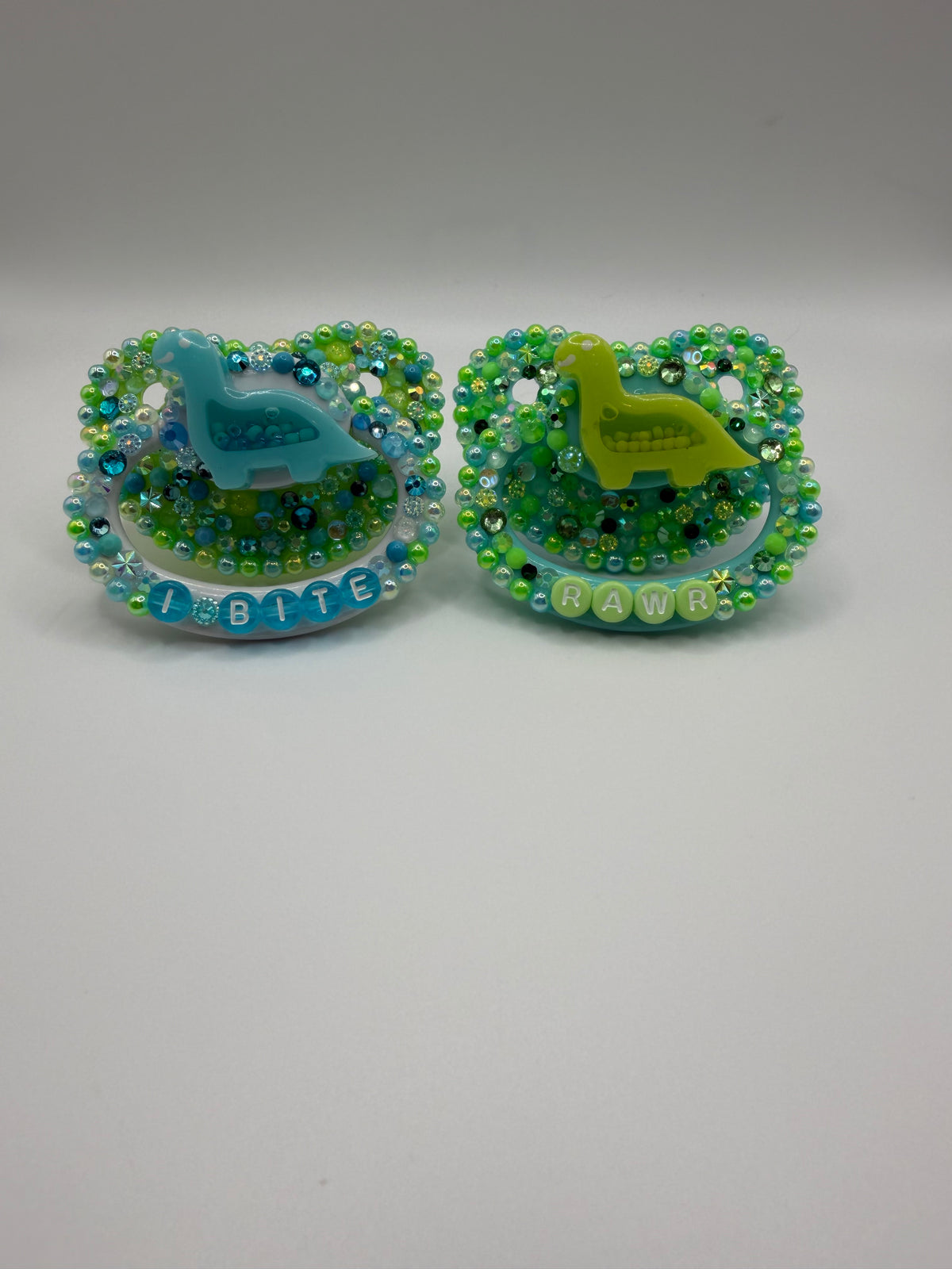 Blue and Green Inverse Dino Full Decos