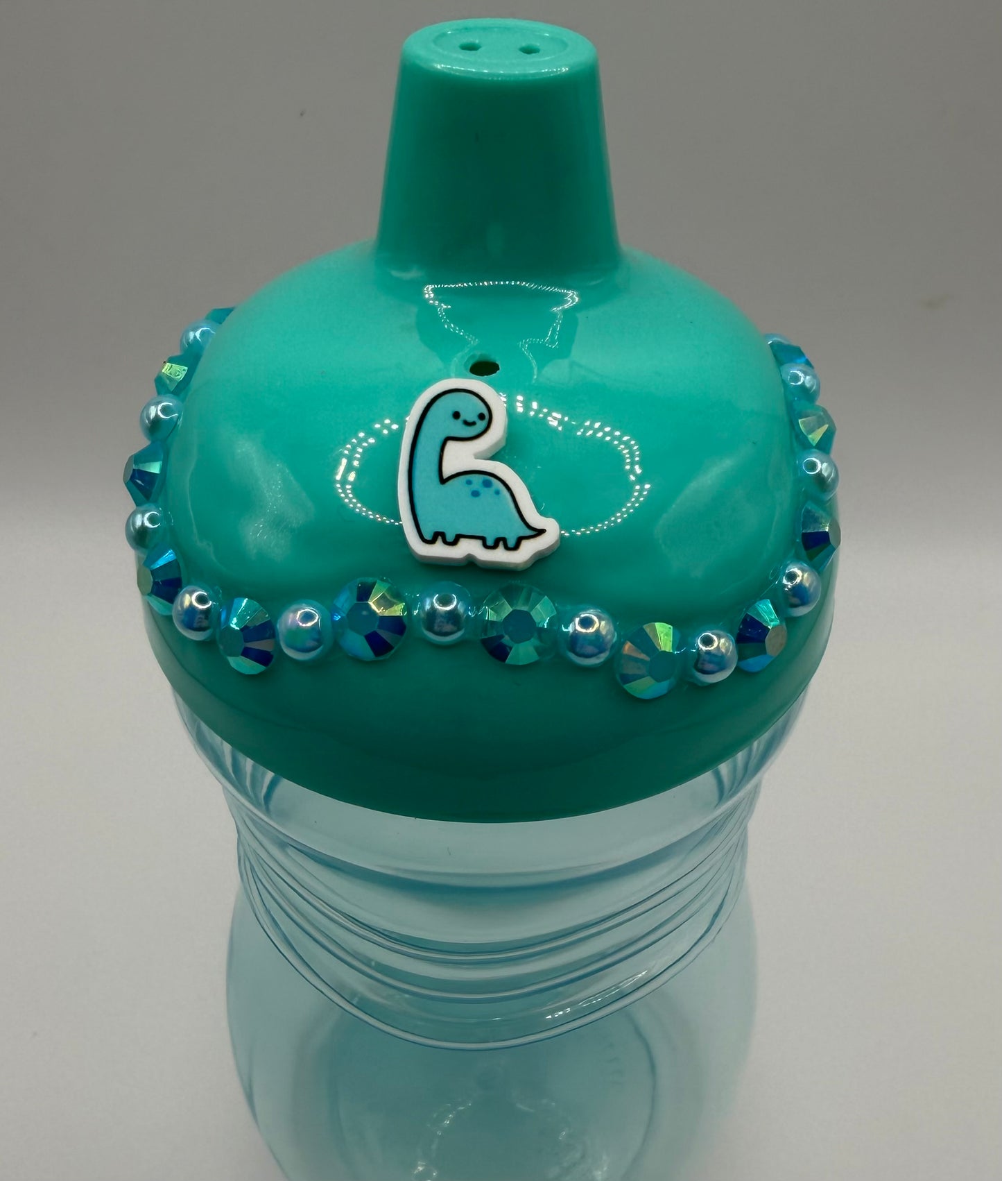 Teal Dino Sippy Cup
