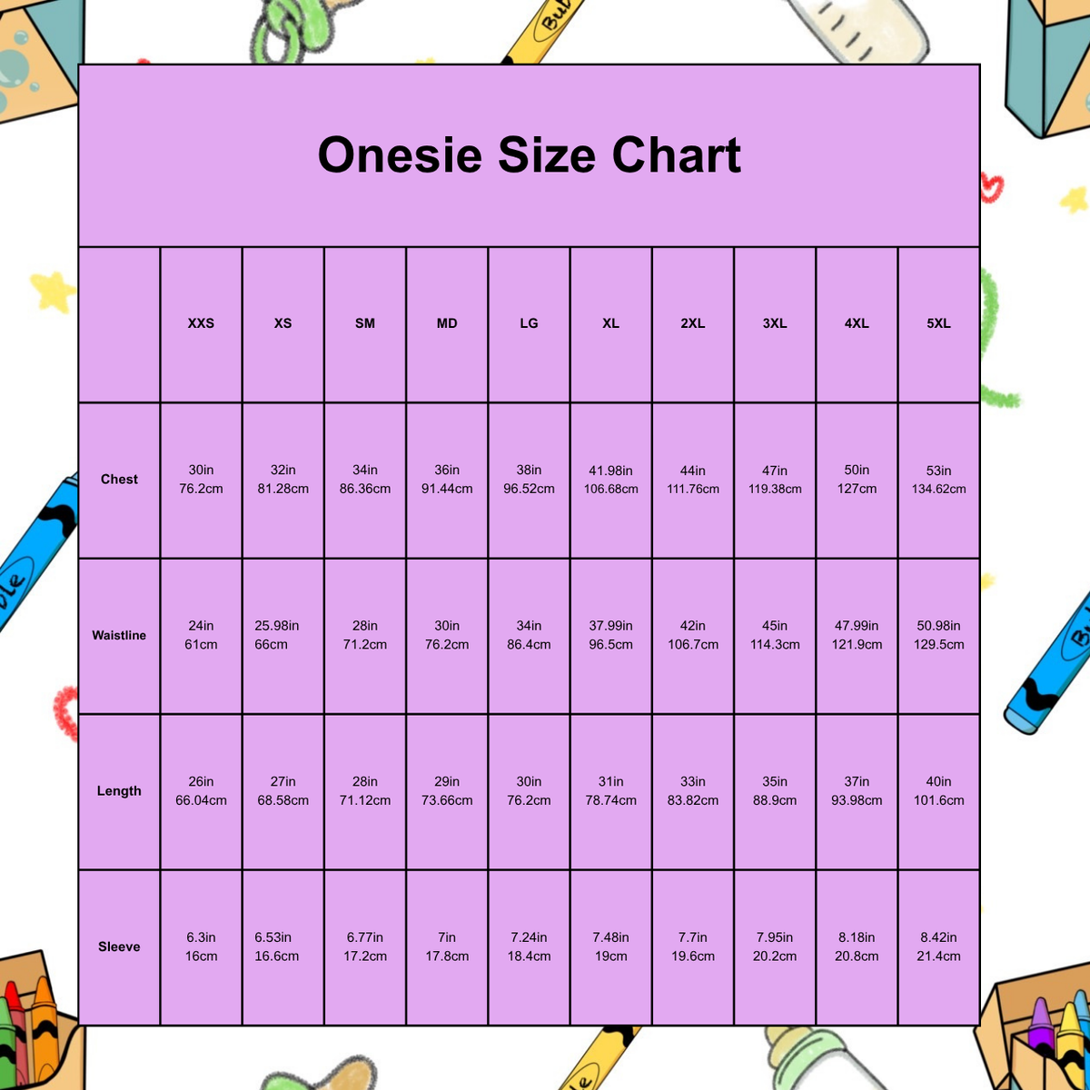 Doodle Darling Adult Sized Onesie Preorder 🖍️🌈